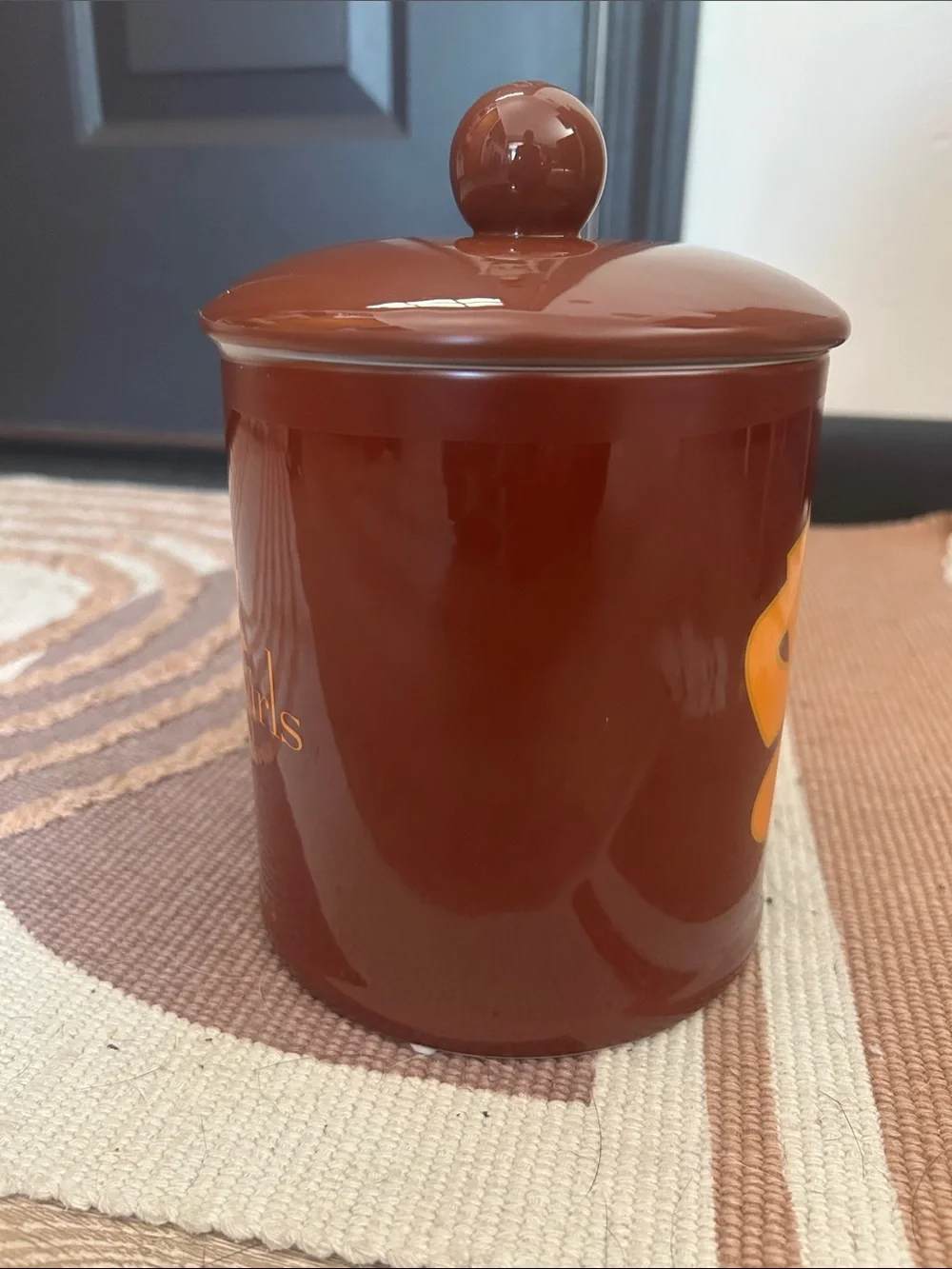 Luke's Gilmore Girls Brown Ceramic Canister with Lid